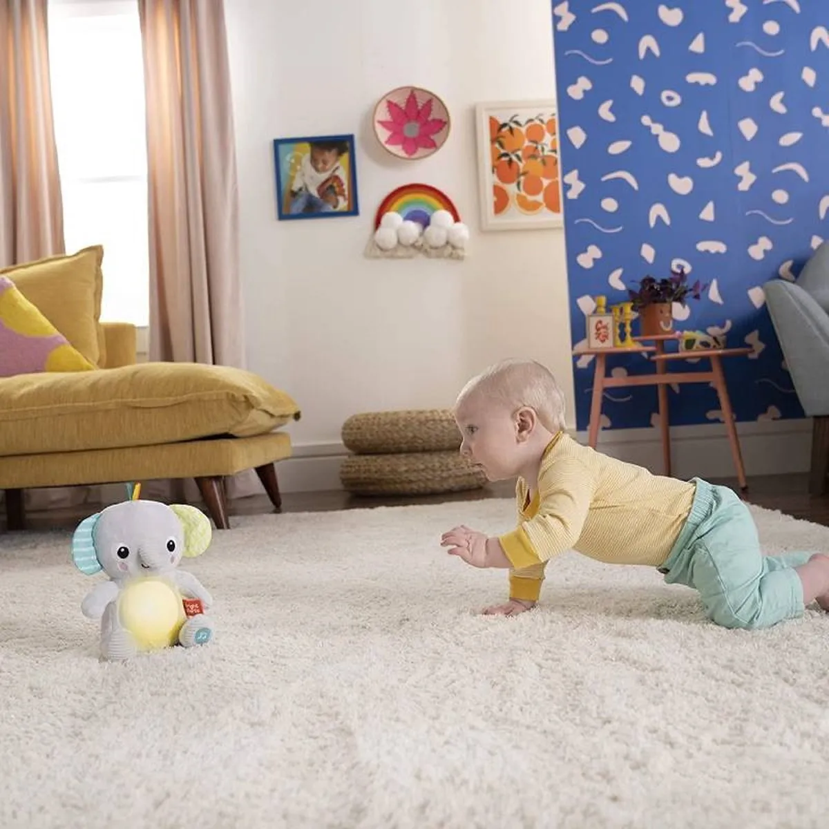 Bright Starts Hug-a-bye Baby Knuffel - Multicolor