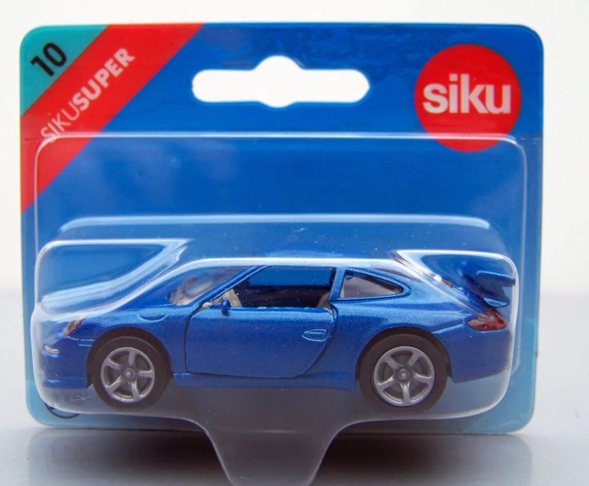 SIKU SUPER 10 Porsche 911 Carrera S Blauw