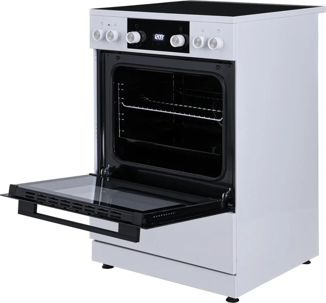 Etna FI660WIT Inductiefornuis 60cm - Wit - 4 Zones - 60L Oven