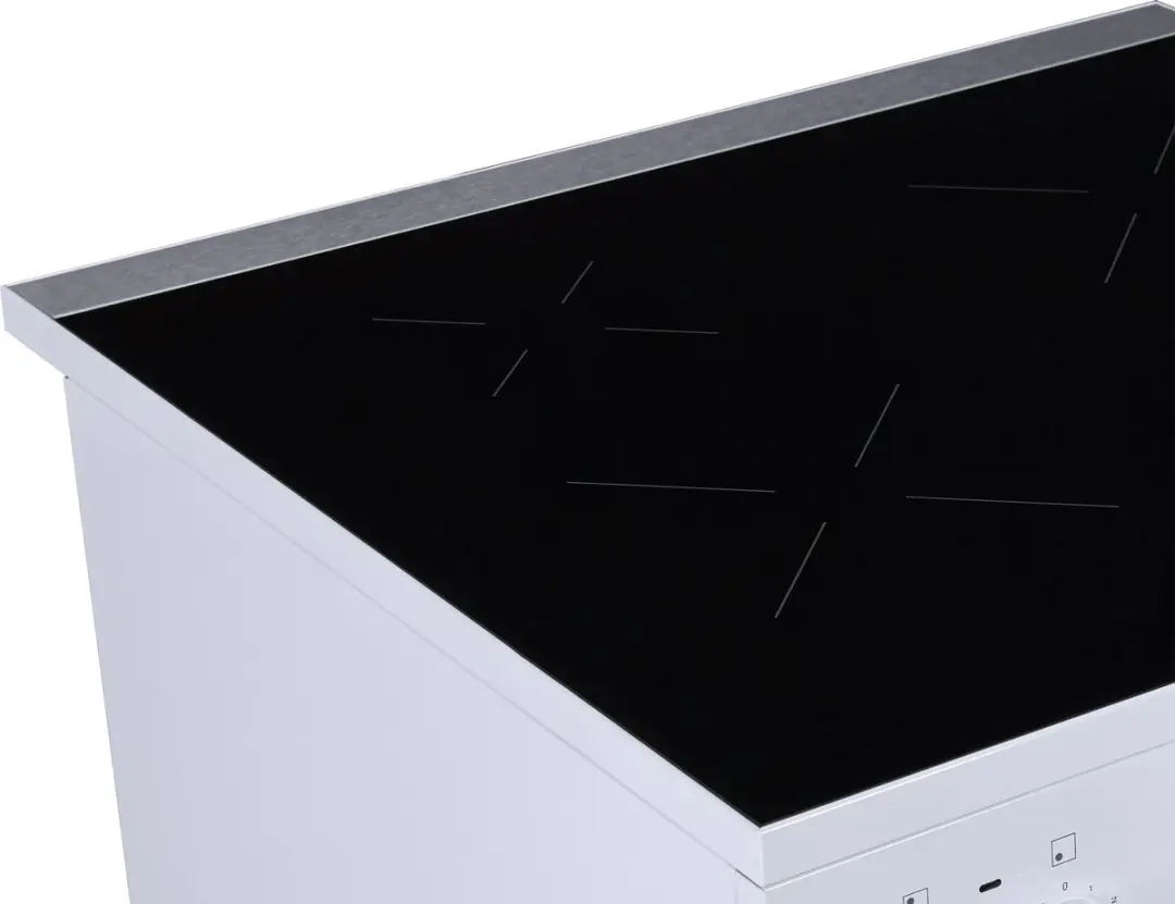 Etna FI660WIT Inductiefornuis 60cm - Wit - 4 Zones - 60L Oven