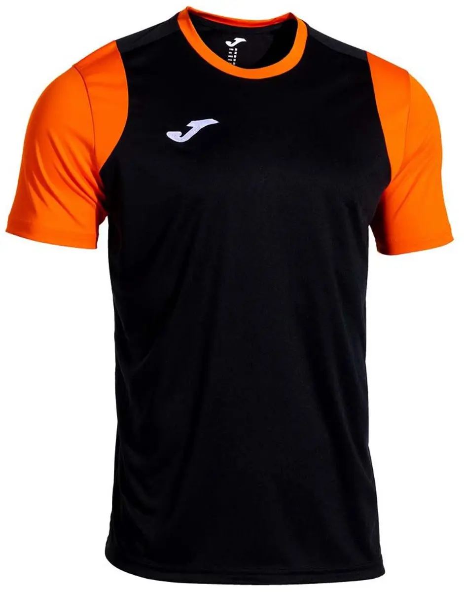 Joma Cancha T-shirt M - Zwart/Geel - afbeelding 3 van 6