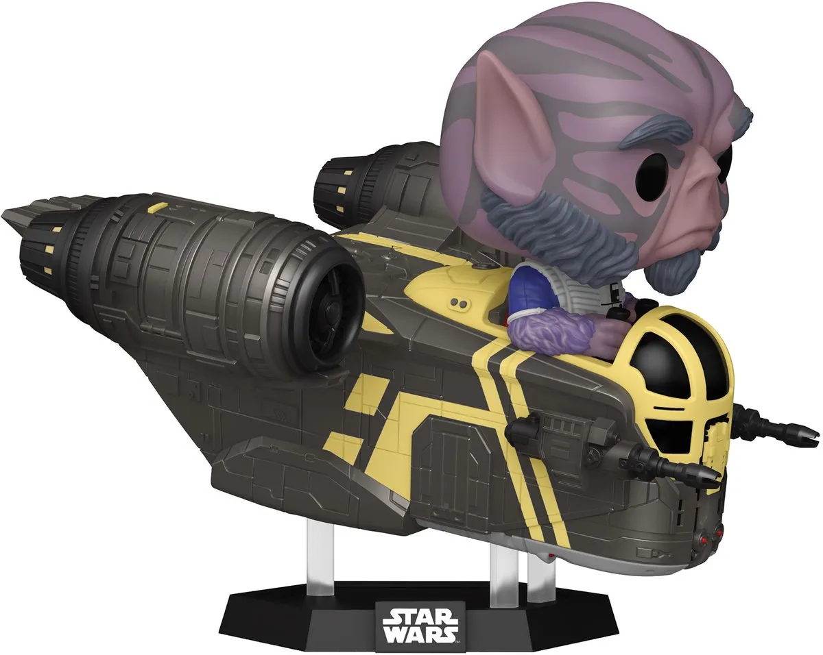Funko POP! Rides DLX Mandalorian & Grogu - Zeb Orrelios Razor Crest