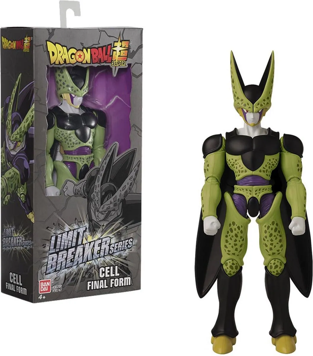Bandai Dragon Ball Super Giant Limit Breaker Cell Figuur 30cm - Zwart/Groen