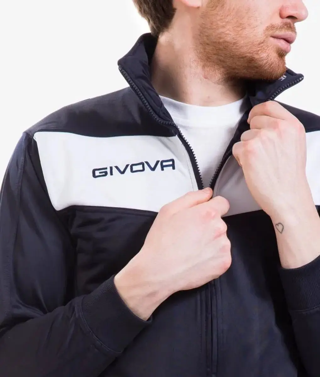 Givova Visa Trainingspak S - Wit/Blauw