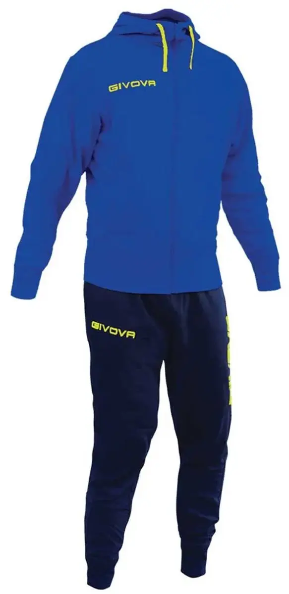 Givova King Cotone Terry Trainingspak - Blauw - 9-10 jaar - afbeelding 2 van 2