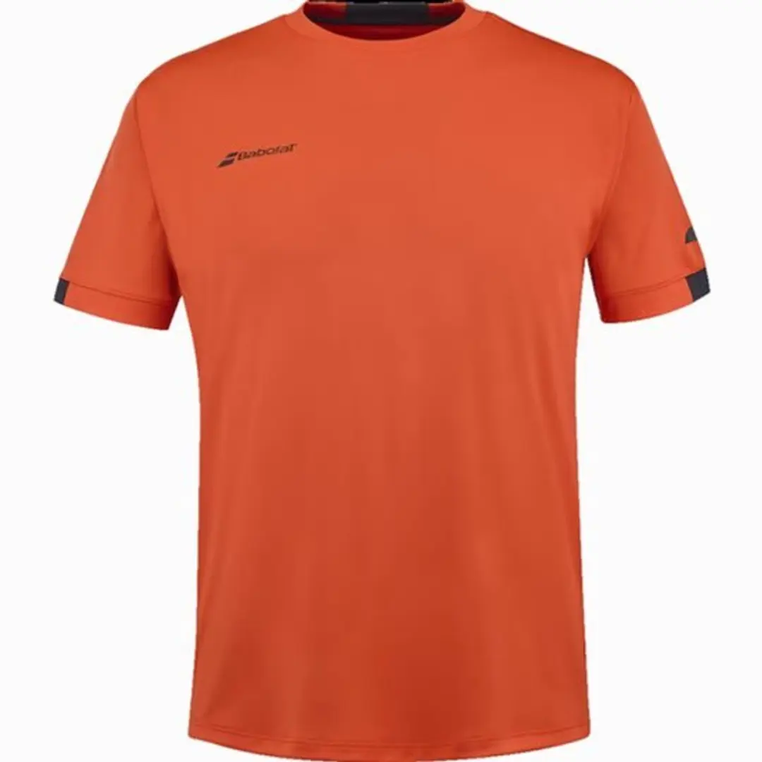 Babolat Play T-shirt Met Korte Mouwen Rood 12-14 Years Jongen