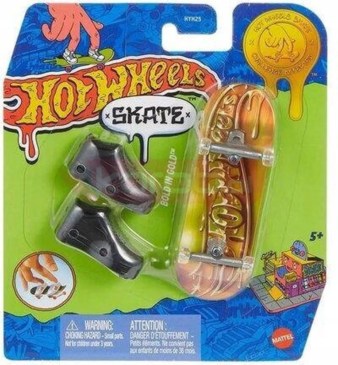 Mattel Hotwheels GOLD Vingerskateboard HYH25