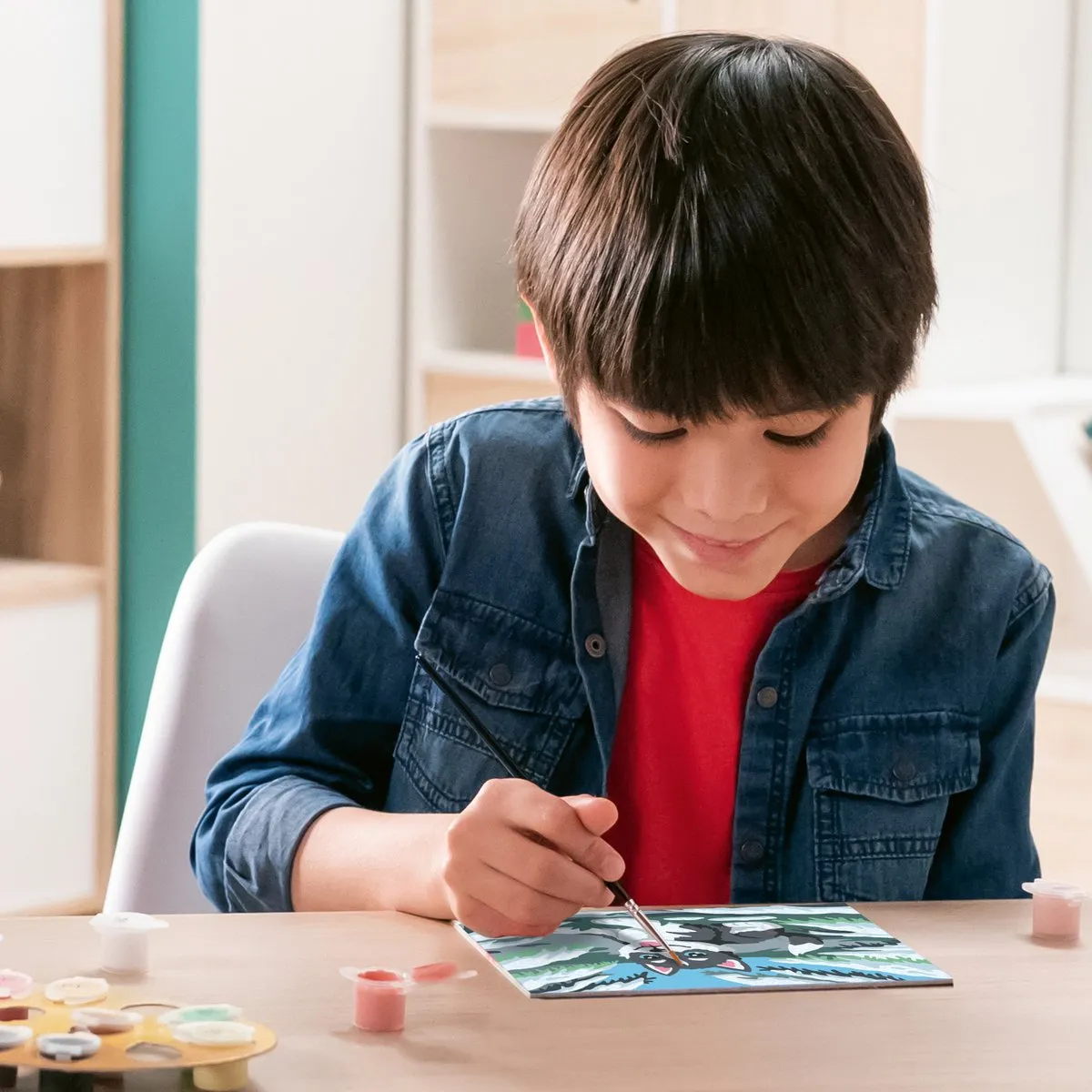 Ravensburger CreArt Cheeky Husky Schilderen op Nummer - Meerkleurig