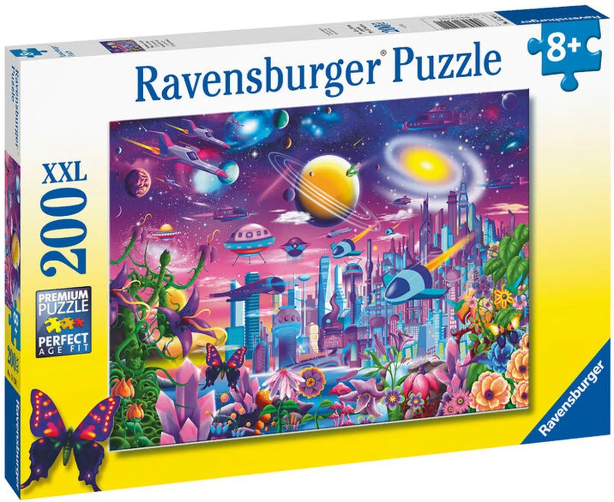 Ravensburger Kosmische Stad Legpuzzel 200 Stuks - Multicolor
