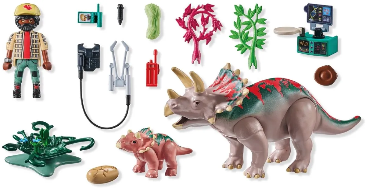 Playmobil Dinos Triceratops Familie 71821 - Multicolor - afbeelding 6 van 6