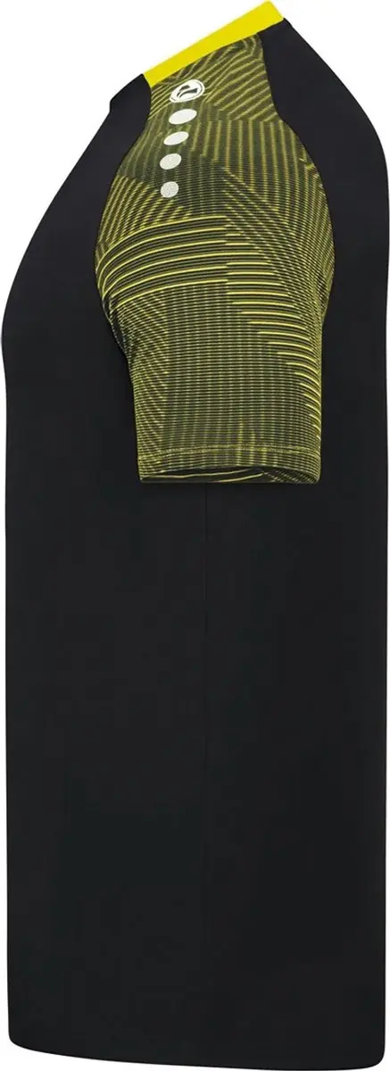 JAKO Performance Shirt Junior 6122-808JR - Maat 128 - Zwart/Geel