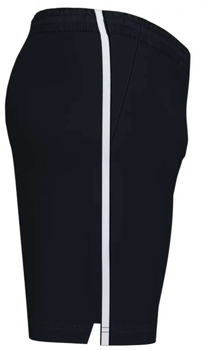 Joma Open III Korte Broek Jongens 4-6 jaar - Zwart/Wit - afbeelding 4 van 6