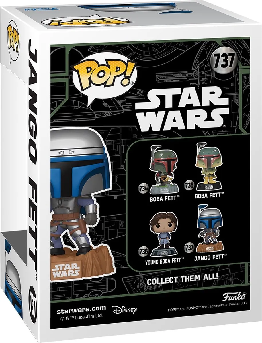Funko Pop! Star Wars Jango Fett #737 - Multi