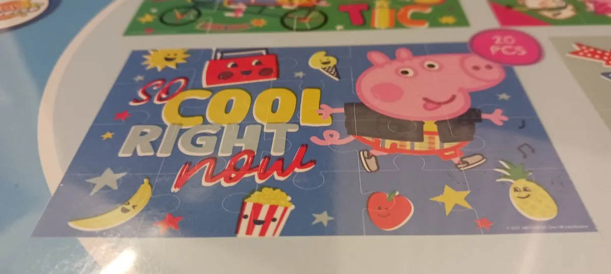 Hasbro Peppa Pig 4-in-1 Puzzel - 72 Stuks - 19x29cm