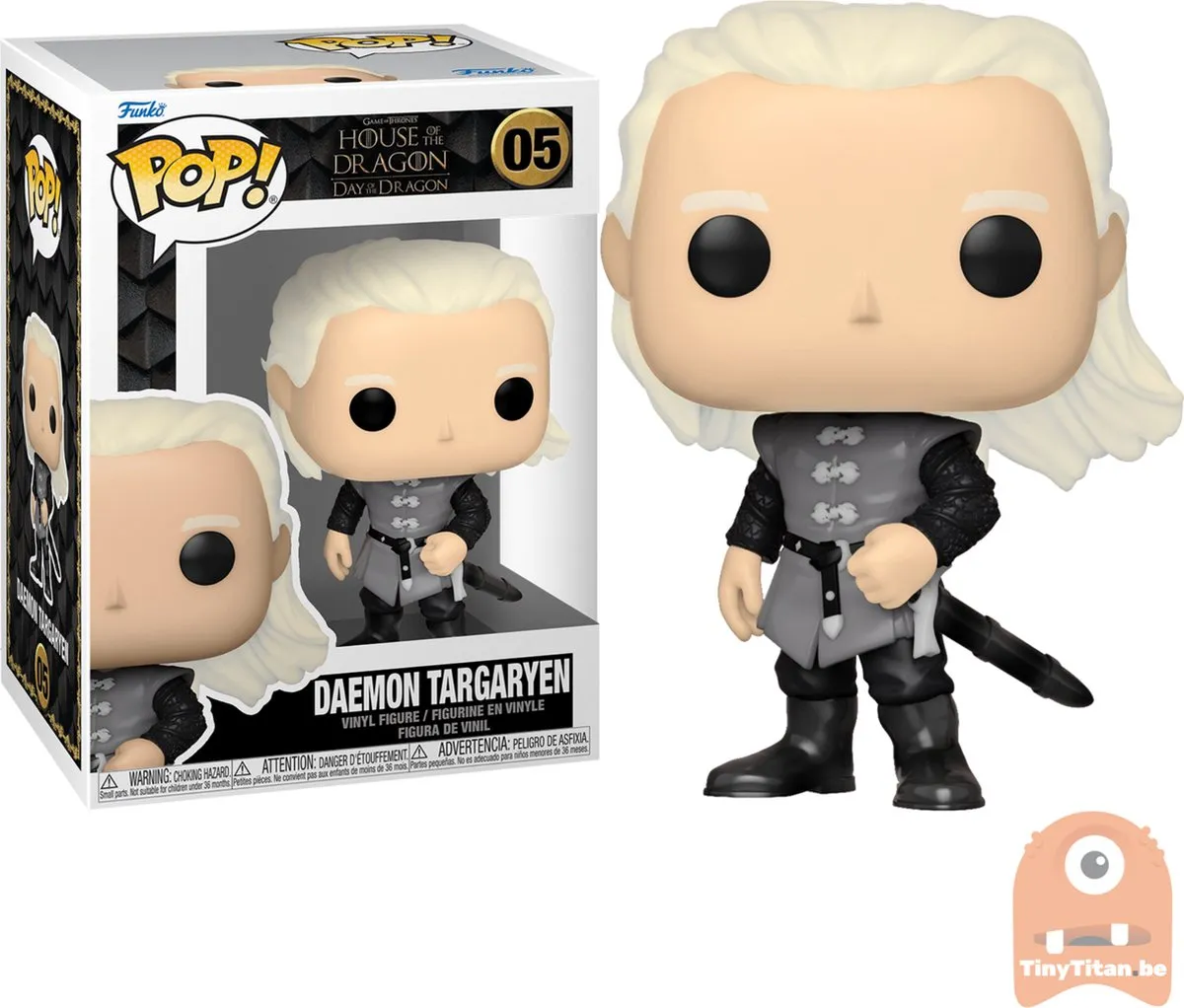 Funko Pop! Game of Thrones Daemon Targaryen 65607 - afbeelding 5 van 6