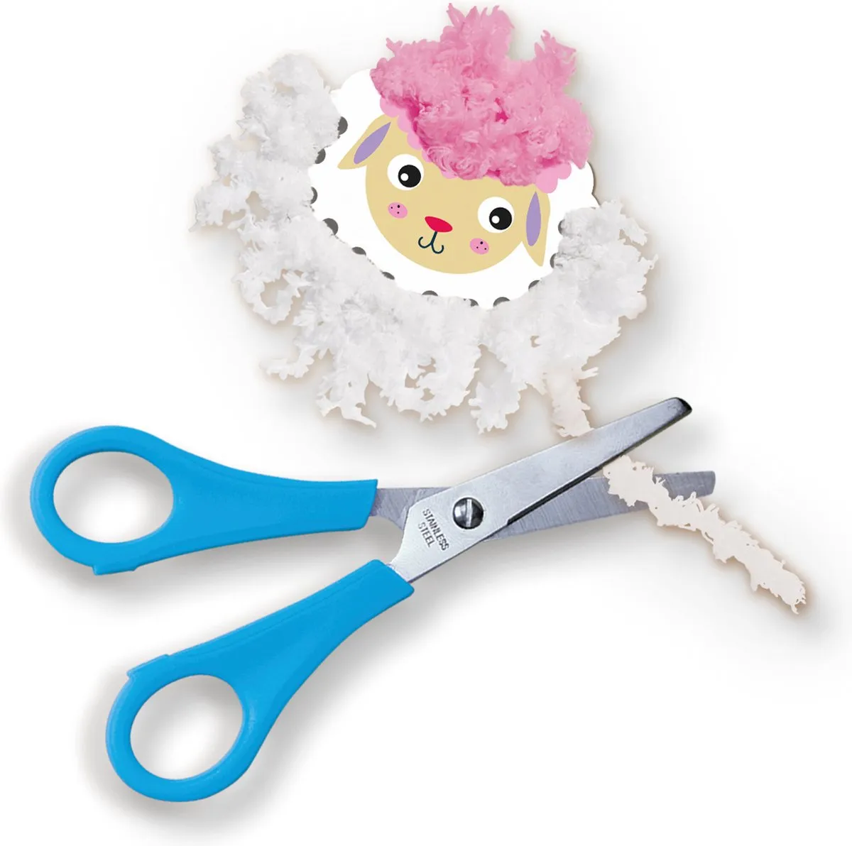 SES Creative Fluffy Loops Sensorisch Speelgoed - 6 Dieren