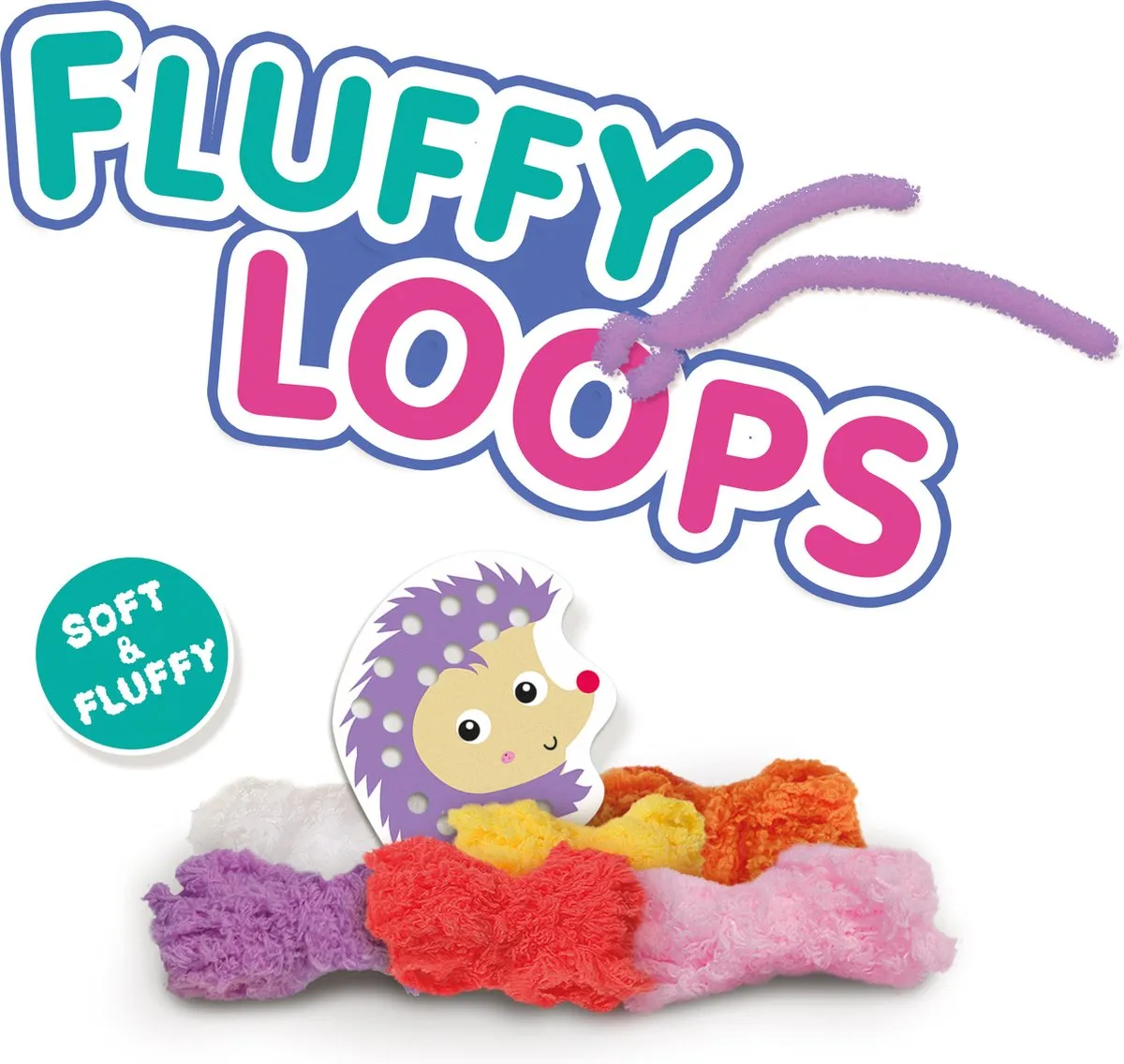 SES Creative Fluffy Loops Sensorisch Speelgoed - 6 Dieren