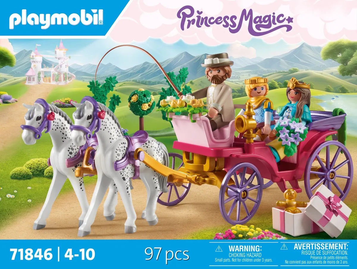 Playmobil Princess Magic Koetsrit 71846 - Multicolor - afbeelding 6 van 6