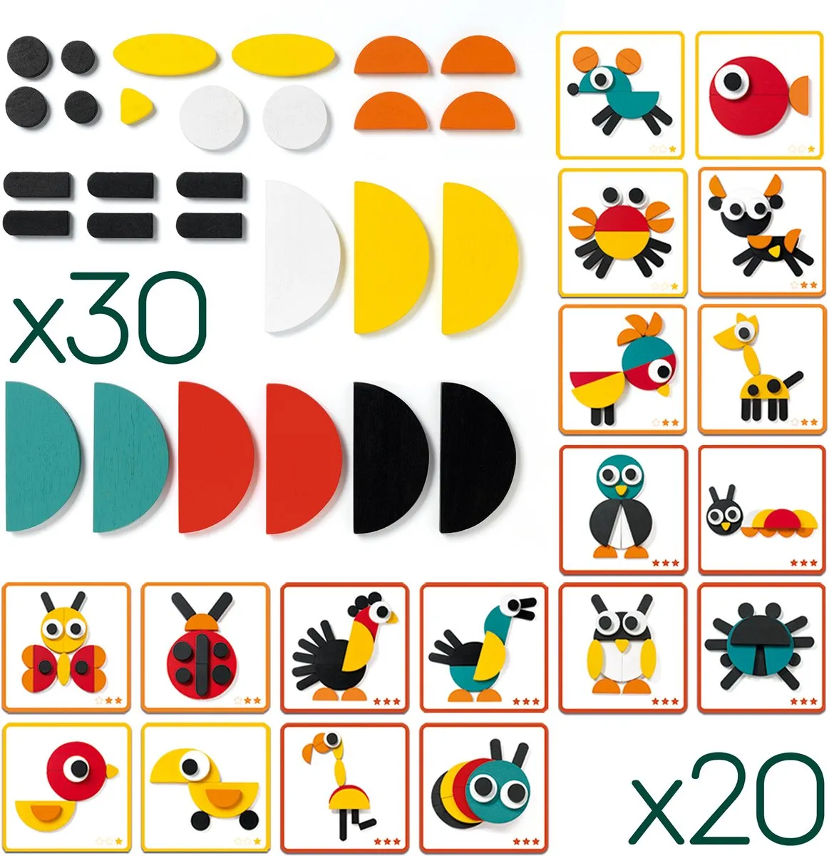 Djeco Ze Geoanimo Houten Speelset DJ06432