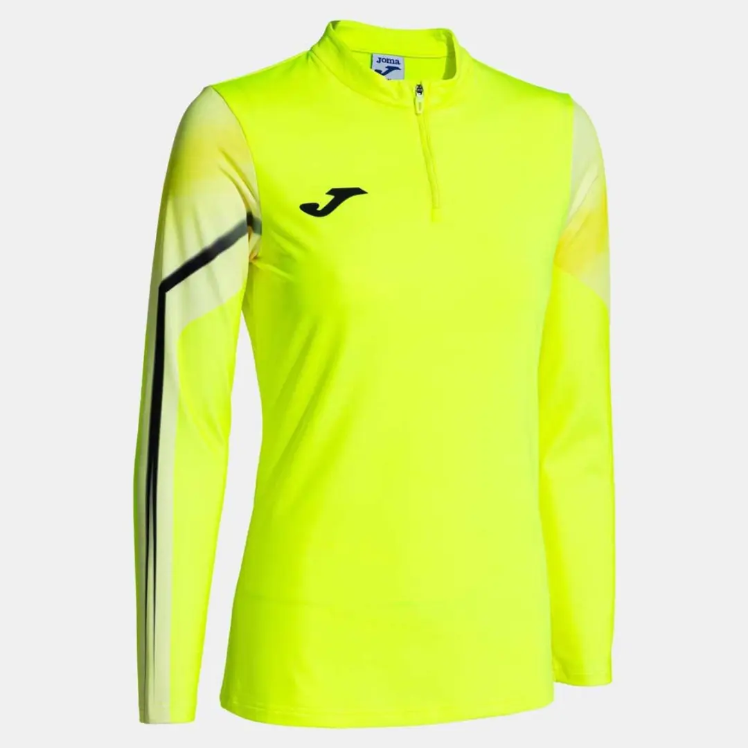 Joma Elite Xi Sweatshirt - L - Geel/Zwart - afbeelding 3 van 4