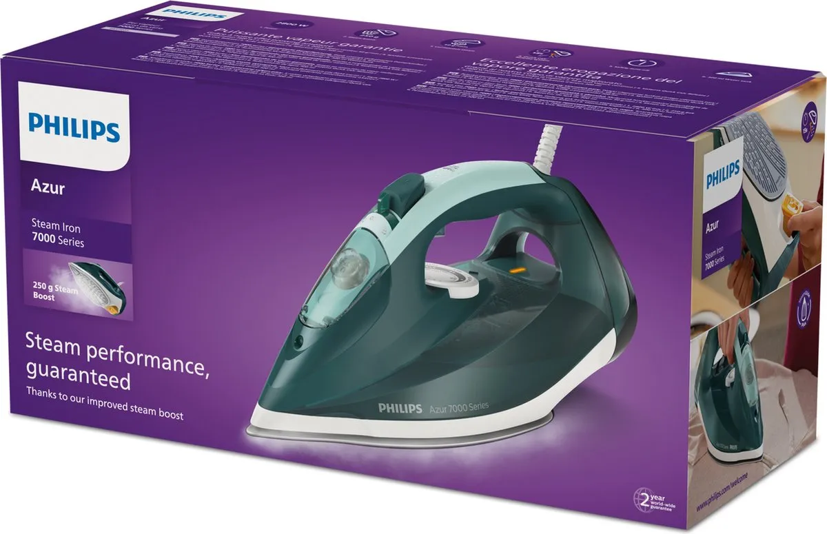 Philips 7000 Series DST7031/70 Stoomstrijkijzer - 2800W - 50g/min