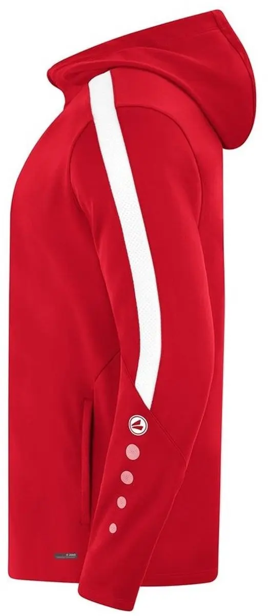Jako Power Jas Met Kap Heren - Rood M