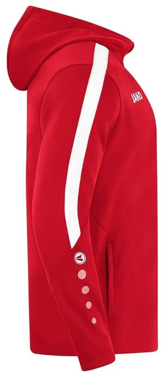 Jako Power Jas Met Kap Heren - Rood M