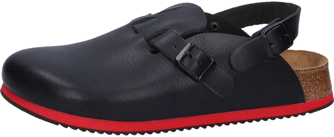 Birkenstock Kay SL Dames Werkklompen Black Narrow-fit