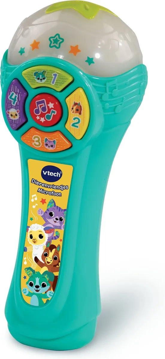 Vtech Baby Dierenvriendjes Microfoon - Educatief Speelgoed Multi kleuren