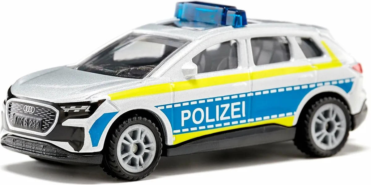 SIKU 1552 Audi Q4 e-tron Politie - Blauw