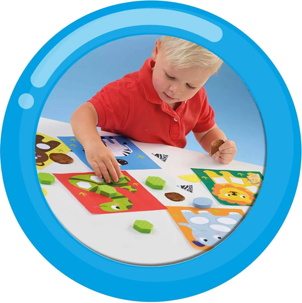 SES Creative My First Sensorisch Speelgoed Mozaïekset - 6 Kaarten
