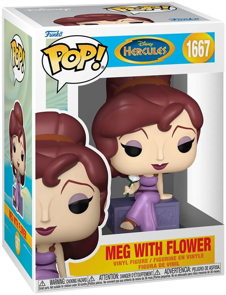 Funko Pop! Disney Hercules Meg met Bloem #1667 - Multicolor