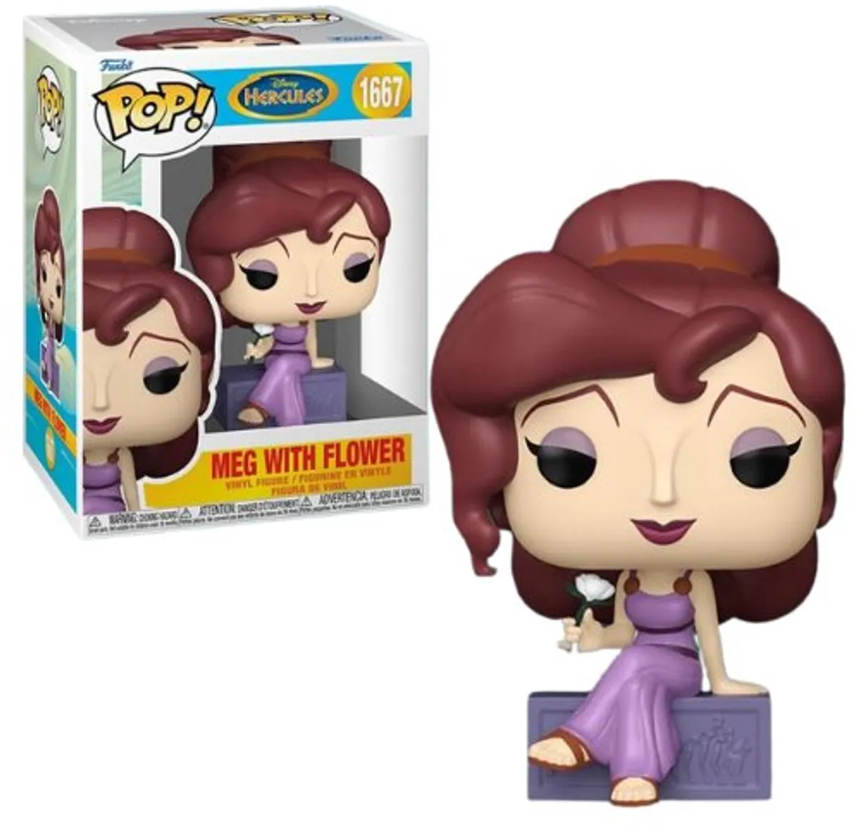 Funko Pop! Disney Hercules Meg met Bloem #1667 - Multicolor