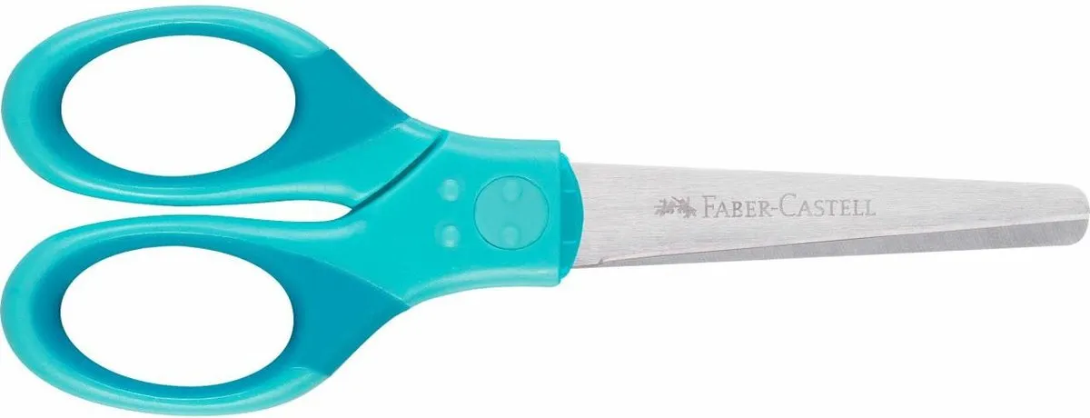 Faber-Castell 181554 Knipschaar Rechte Knip - Turkoois