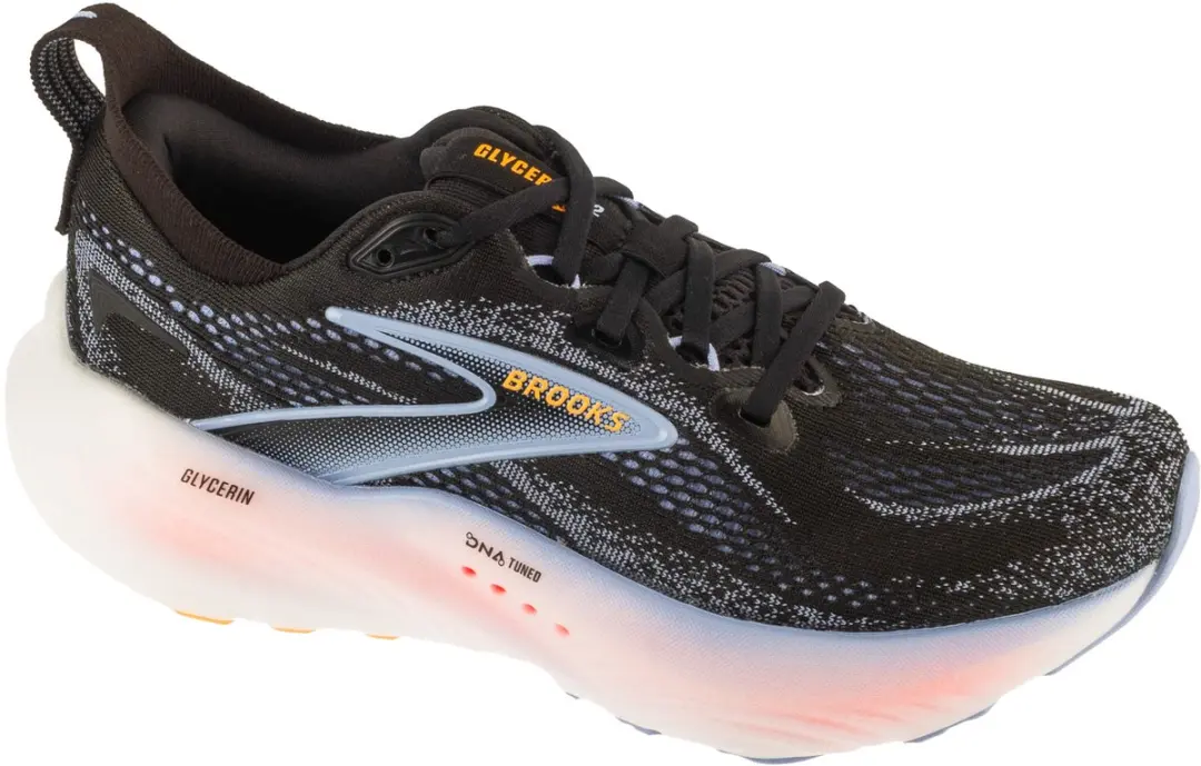 Brooks Glycerin 22, Vrouwen, Zwart, Hardloopschoenen, maat: 36