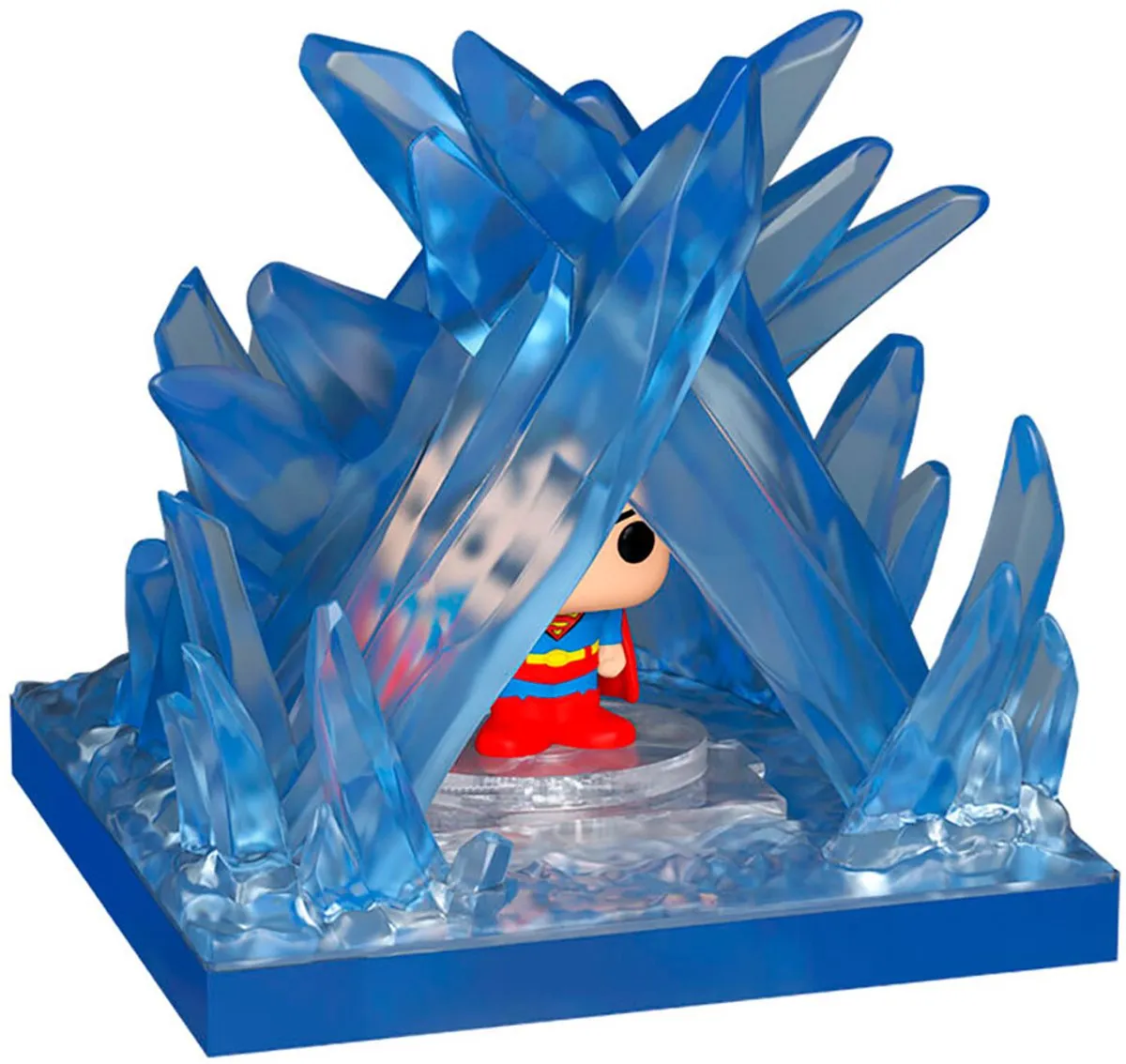 Funko Bitty Pop! Town DC Superman & Fortress of Solitude - Multicolor