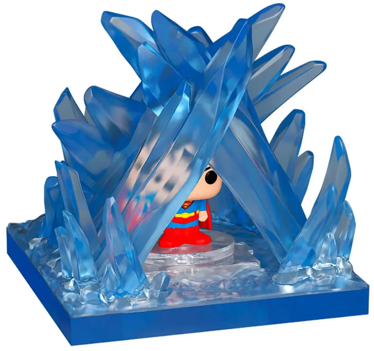 Funko Bitty Pop! Town DC Superman & Fortress of Solitude - Multicolor