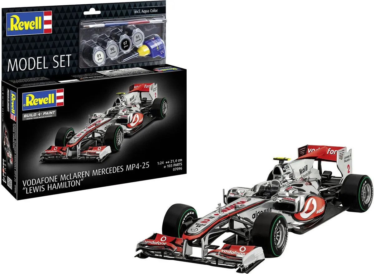 Revell 67096 Vodafone McLaren Mercedes MP4-25 Formule 1 Modelbouwpakket