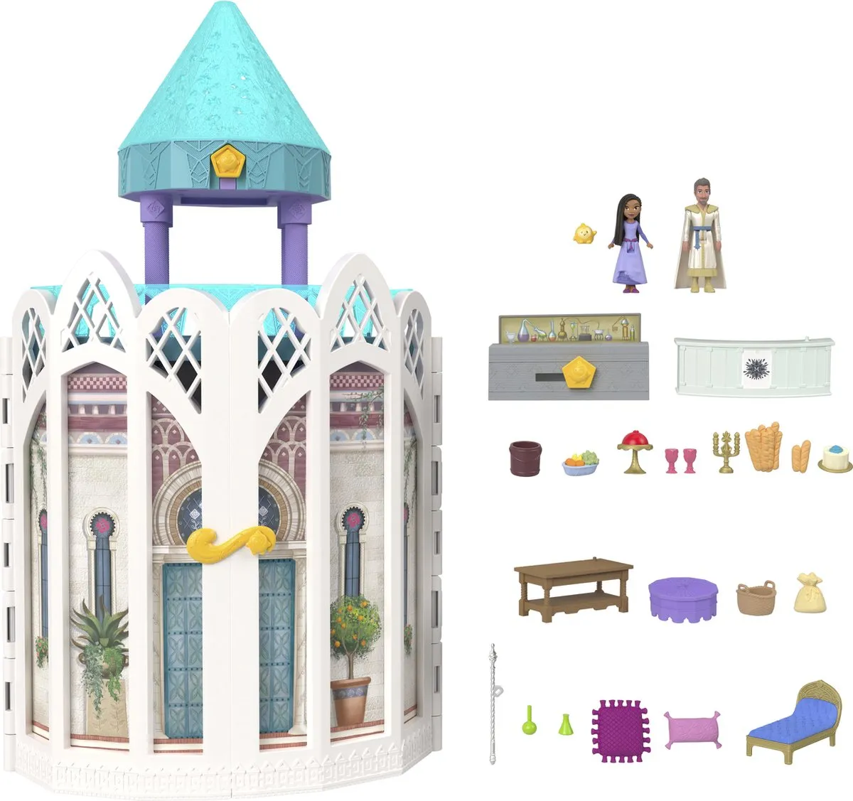 Disney Wish Poppenhuis Rosas - 20 Meubels 2 Poppen