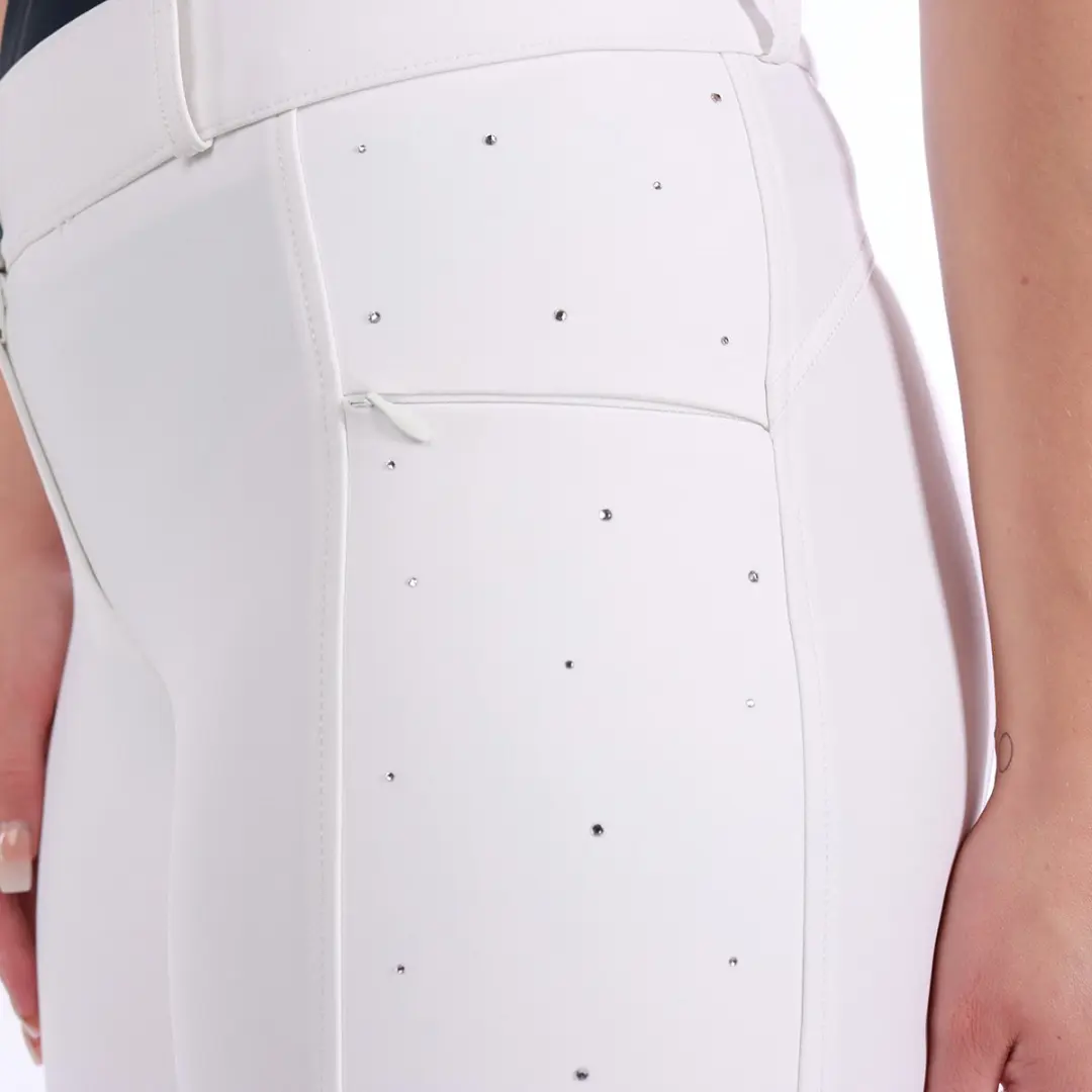 QUUR Qgracey Full Grip Paardrijbroek - 42 - Wit - afbeelding 3 van 6