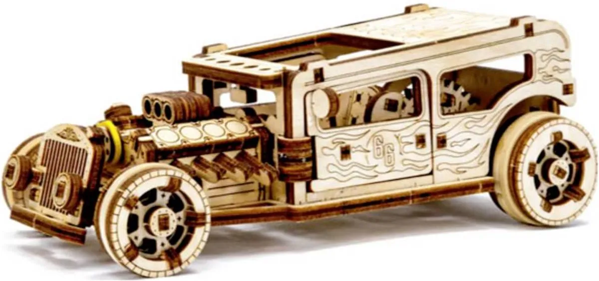 Revell Tiny Adventures Hot Rod Auto Modelbouwpakket 1:32 - 141 Onderdelen - Multi