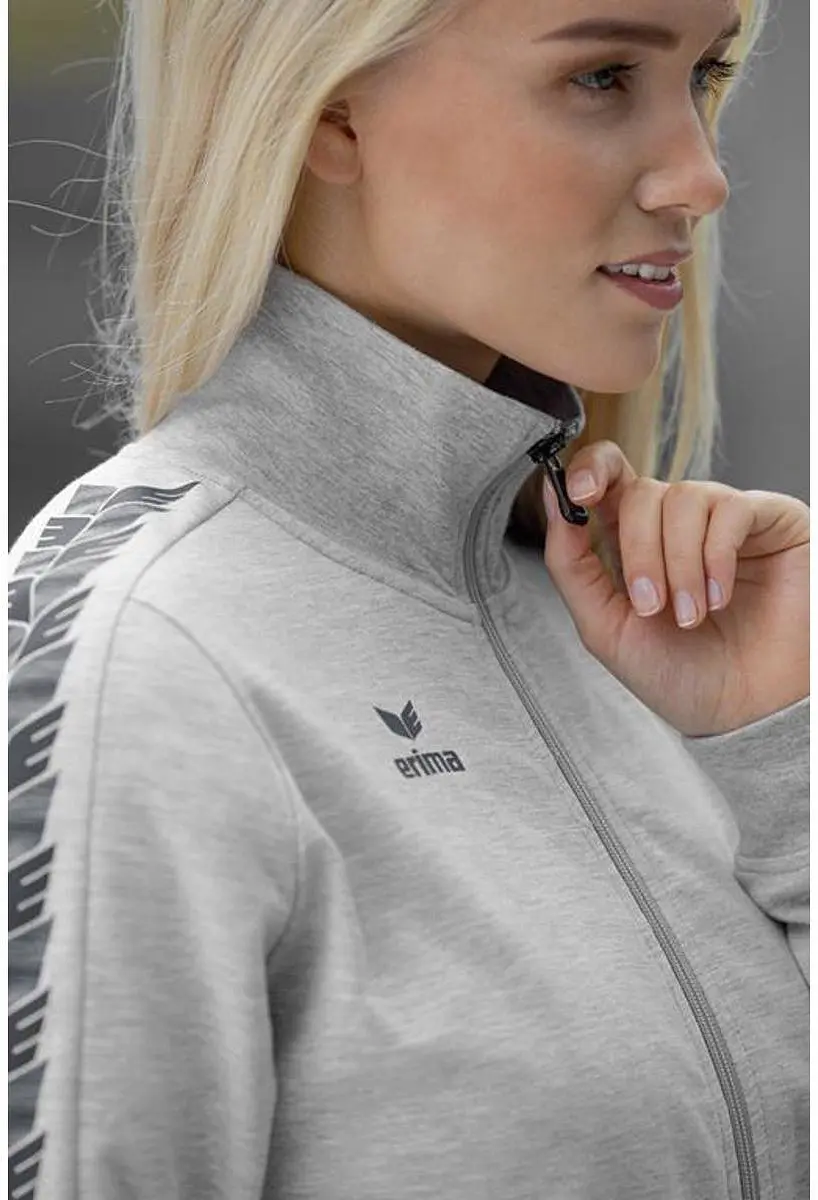 Erima Essential Team Tracktop Jack Dames 38 - Grijs - afbeelding 6 van 6