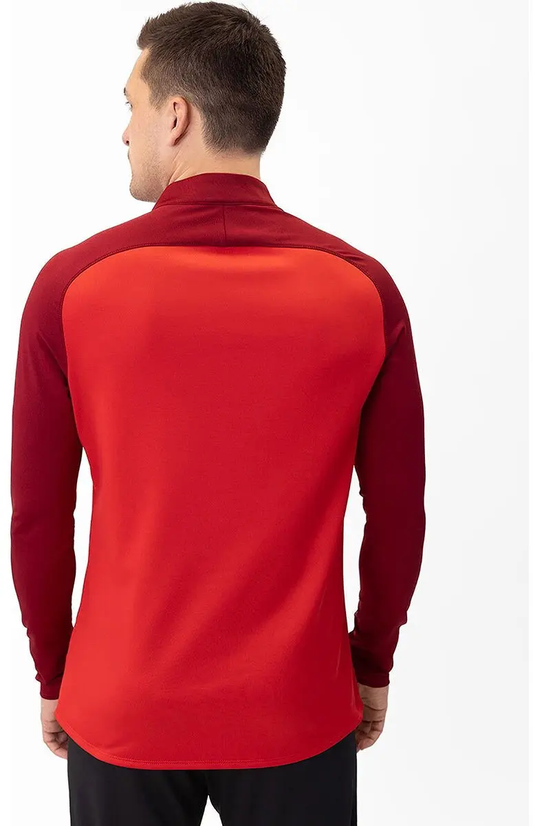JAKO Ziptop Iconic Trainingssweater Heren M - Rood/Wit