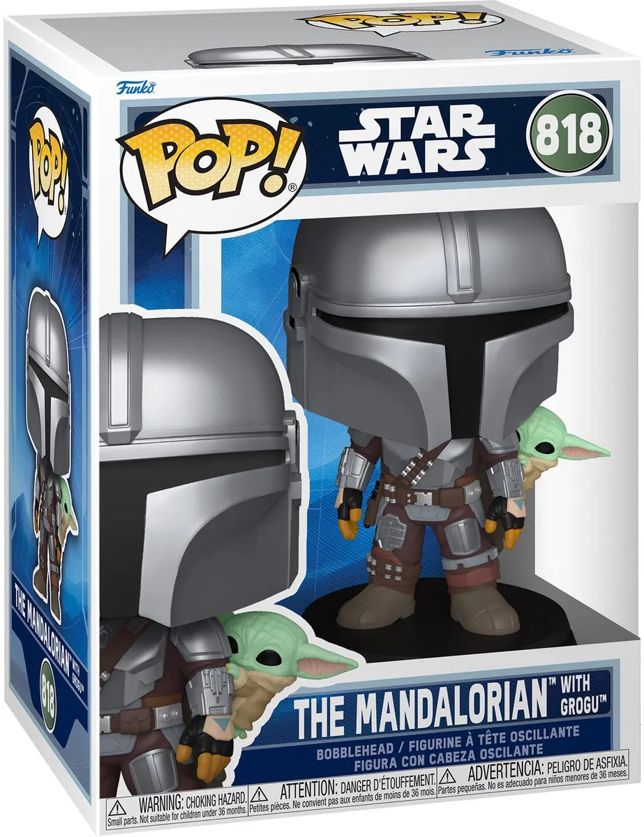 Funko POP Star Wars Mandalorian & Grogu 818 - Mandalorian