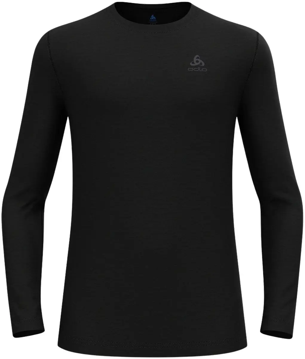 ODLO Natural Merino 160 Heren Shirt - S - Zwart