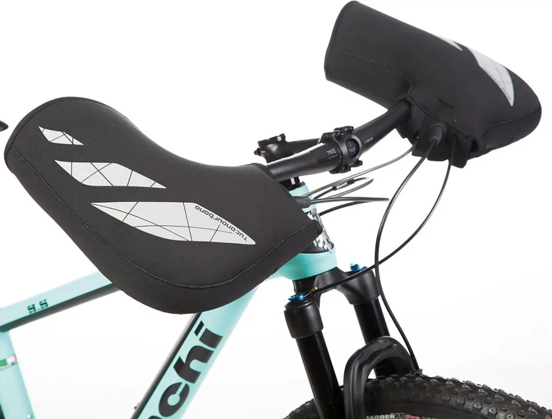 Tucano Urbano Fietsmof Mountain Neopreen Zwart One-size 2 Stuks