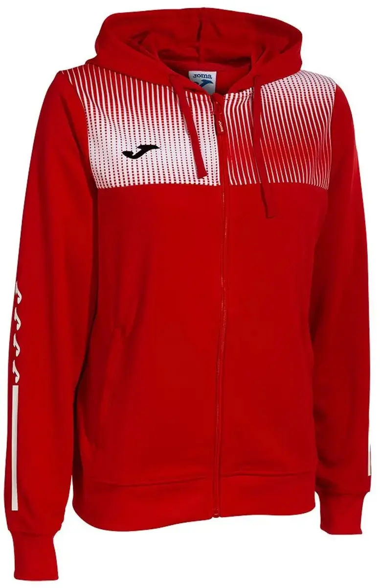 Joma Sweatshirt Met Rits Rood M Vrouw