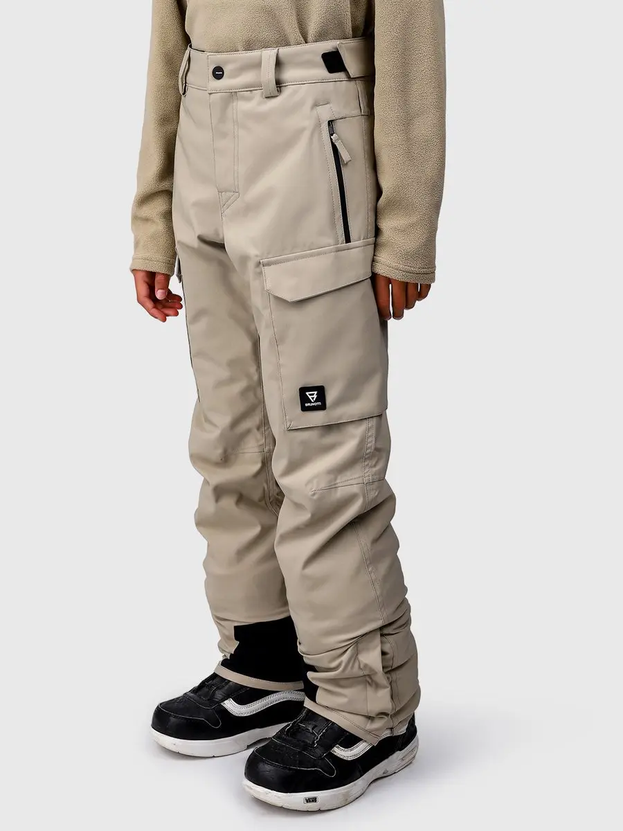 Brunotti Footraily-Cargo Boys Sneeuwbroek 128 - Beige - afbeelding 6 van 6