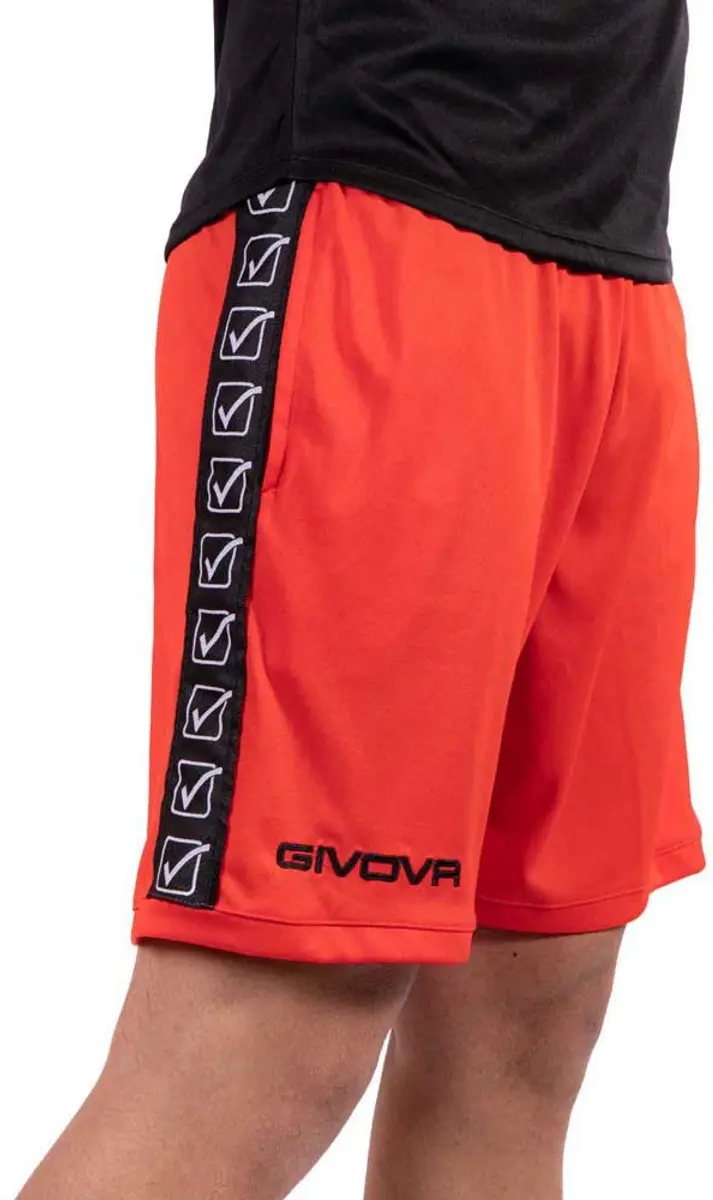 Givova Poly Band Korte Broek 3XL - Oranje - afbeelding 2 van 5