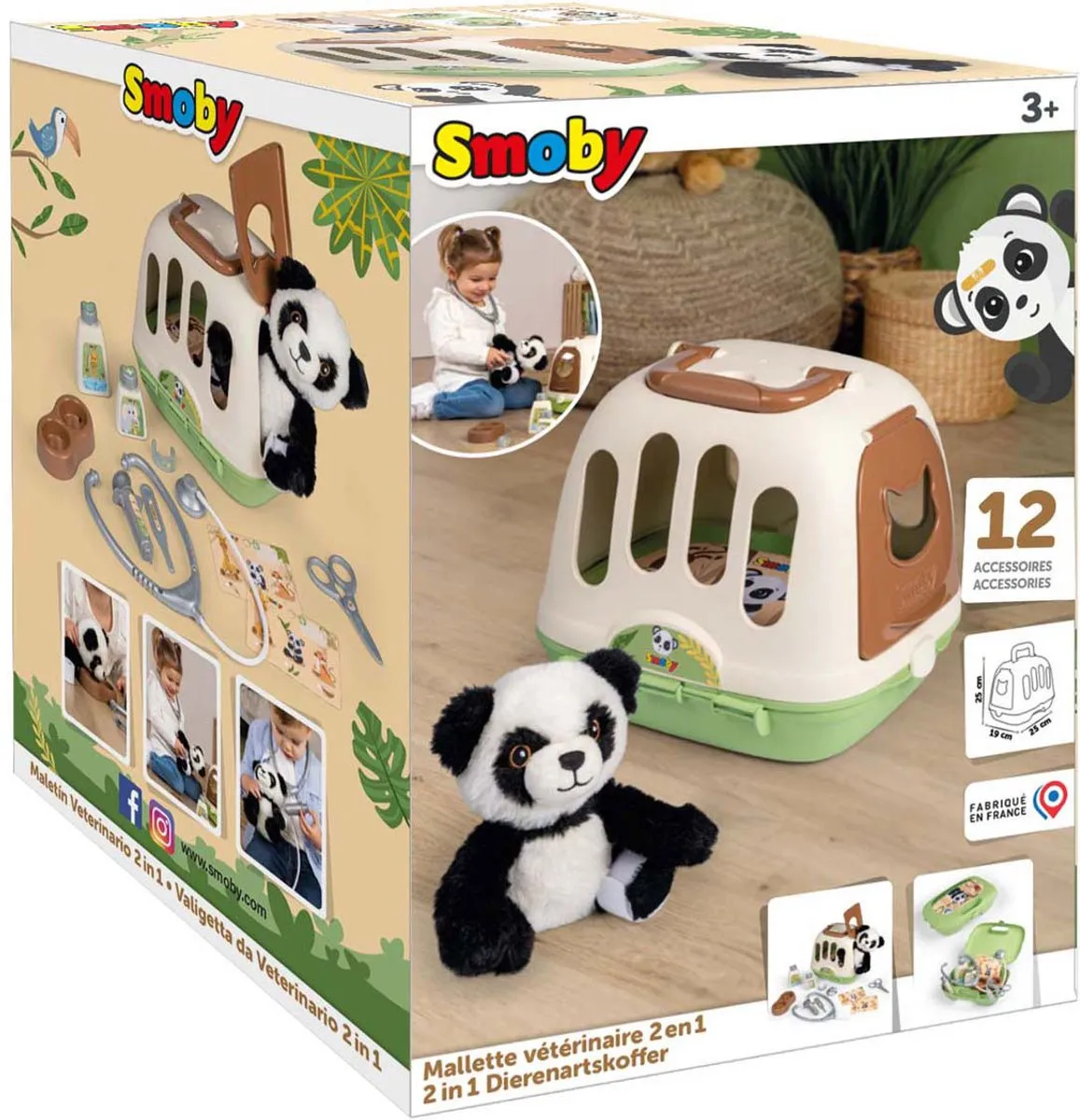 Smoby Dierenverzorger Reismand Panda